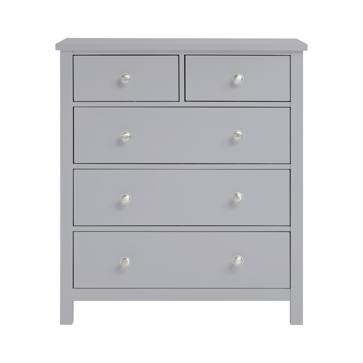 Orion Gray 5-Drawer Chest - Ornate Home