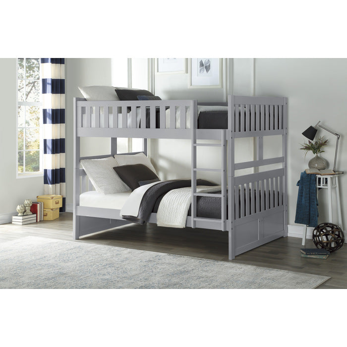 Orion Gray Full/Full Bunk Bed - Ornate Home