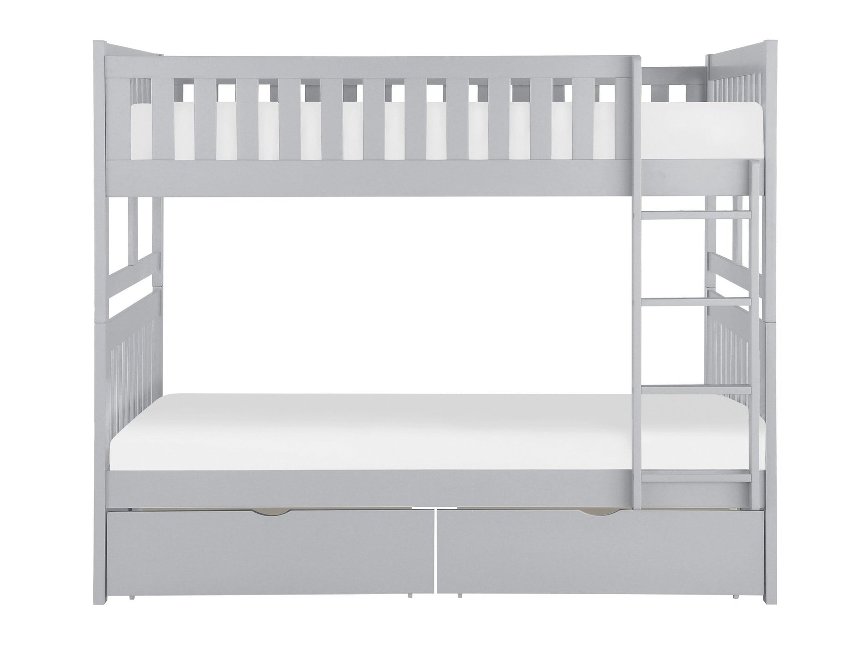Orion Gray Full/Full Bunk Bed - Ornate Home