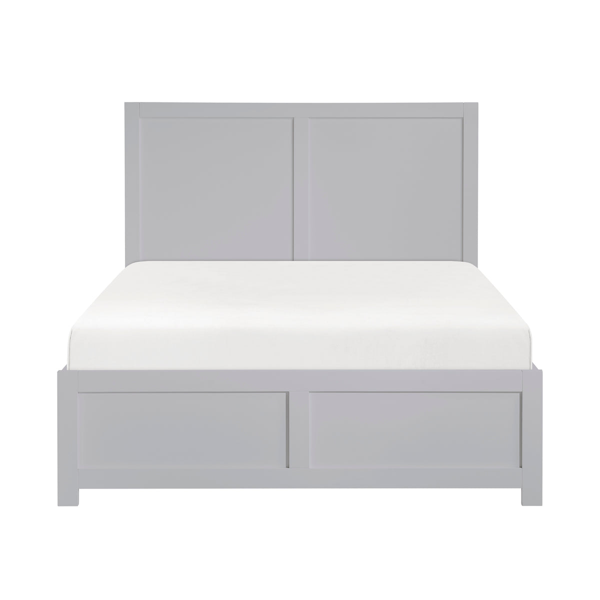 Orion Gray Full Platform Bed - Ornate Home