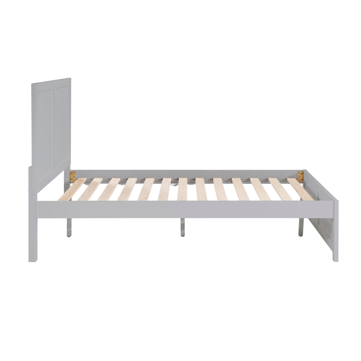 Orion Gray Full Platform Bed - Ornate Home
