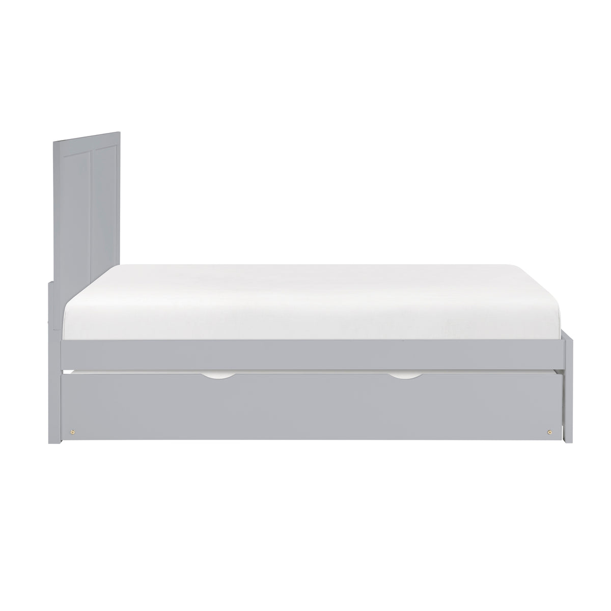 Orion Gray Full Platform Bed - Ornate Home
