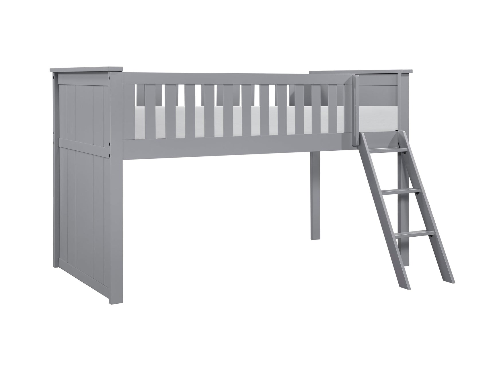 Orion Gray Low Loft Bunk - Ornate Home