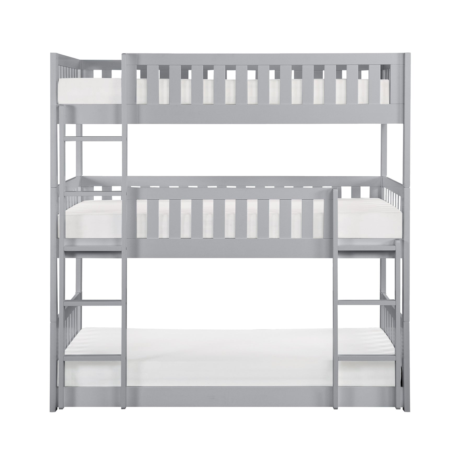 Orion Gray Triple Bunk Bed - Ornate Home