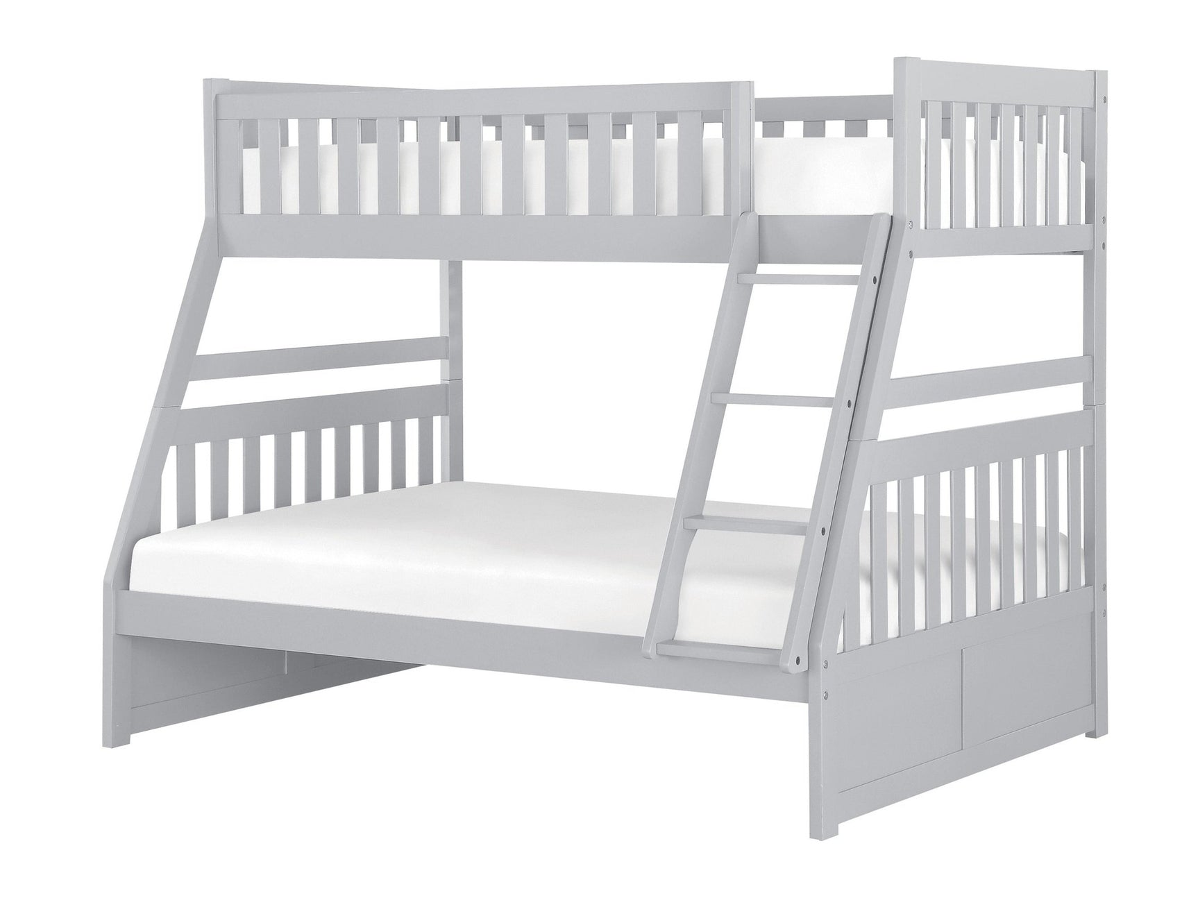 Orion Gray Twin/Full Bunk Bed - Ornate Home
