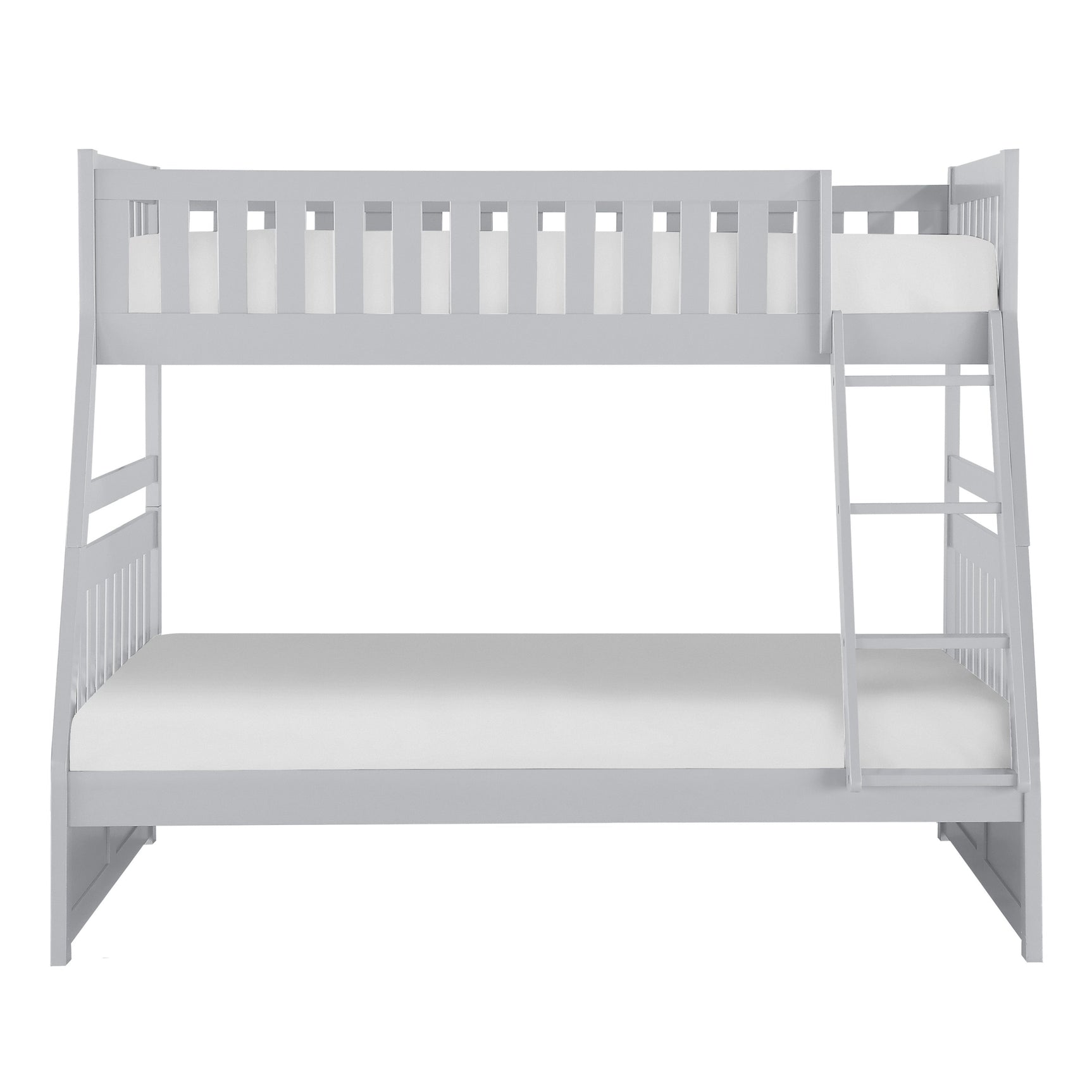 Orion Gray Twin/Full Bunk Bed - Ornate Home