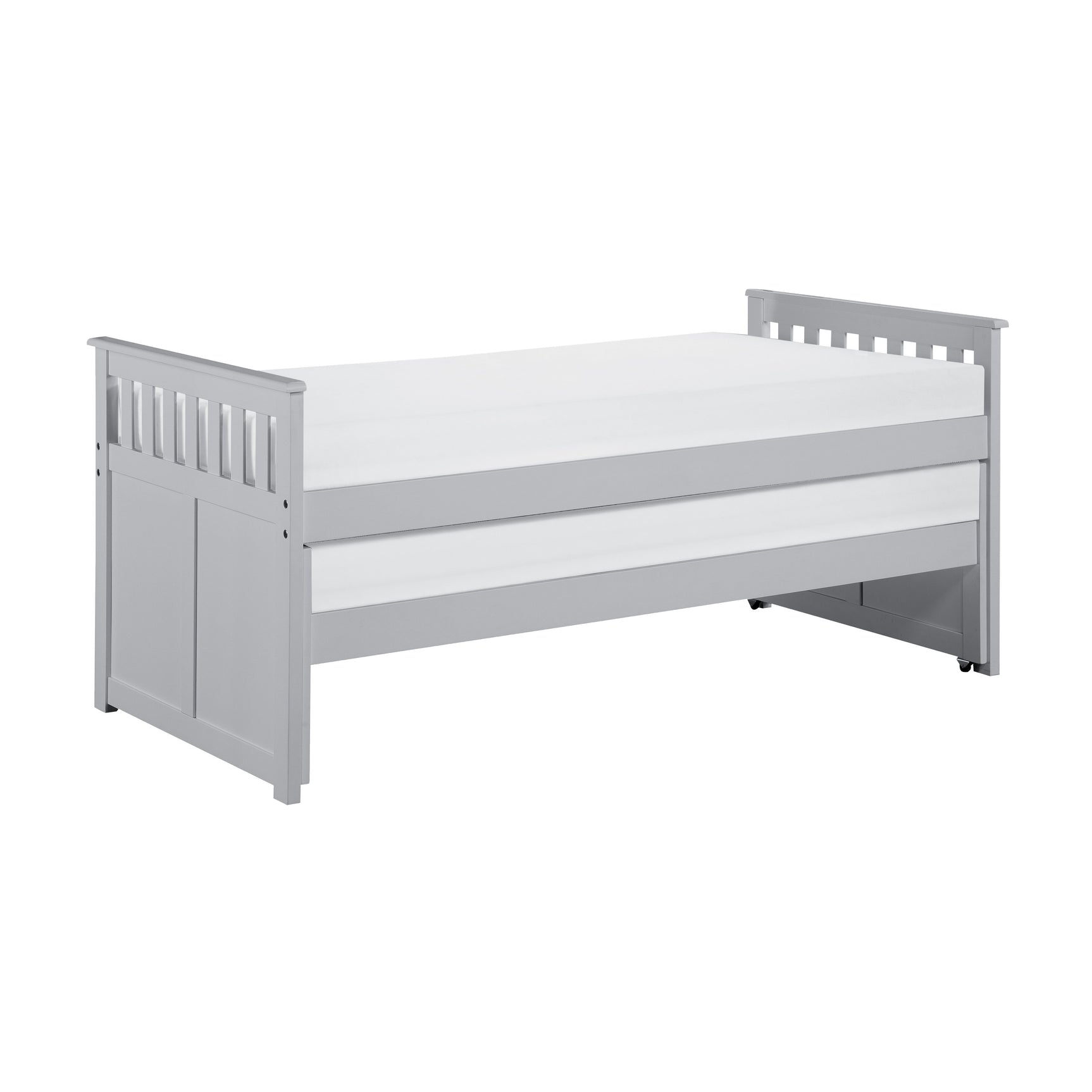 Orion Gray Twin/Twin Bed - Ornate Home