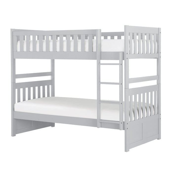 Orion Gray Twin/Twin Bunk Bed - Ornate Home