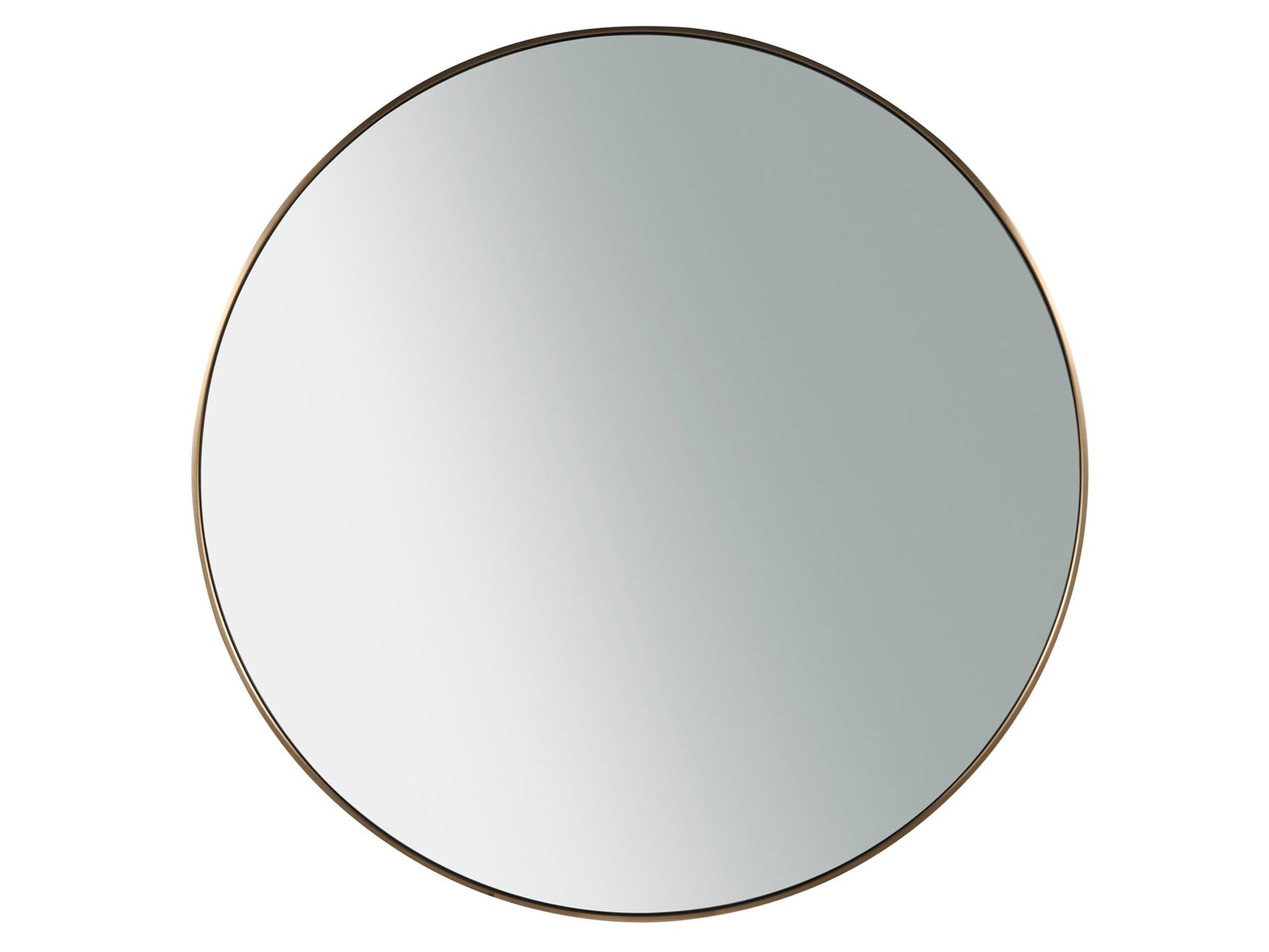 Orion White Satin Bronze Mirror - Ornate Home