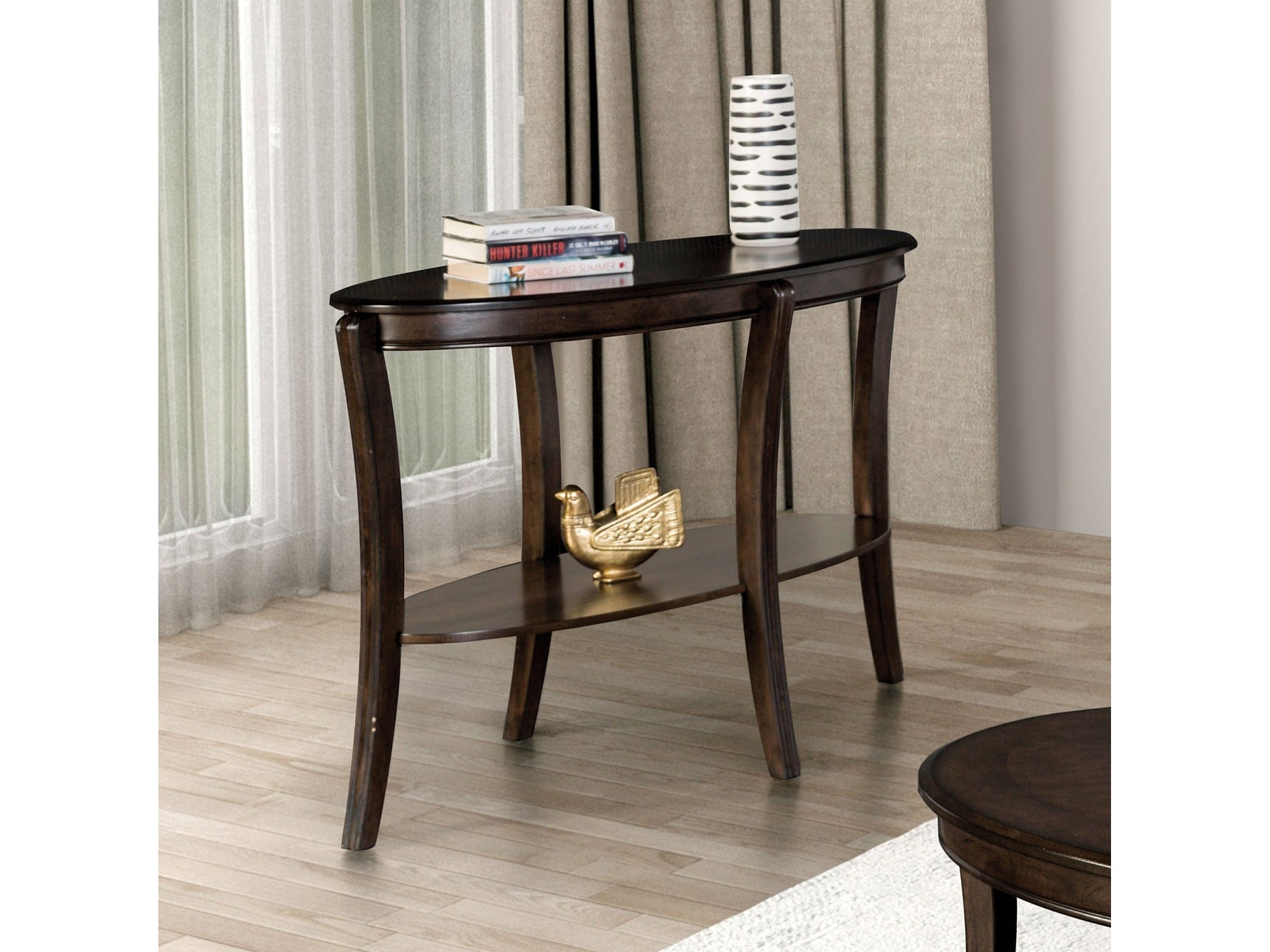 Orkdal Walnut Sofa Table - Ornate Home