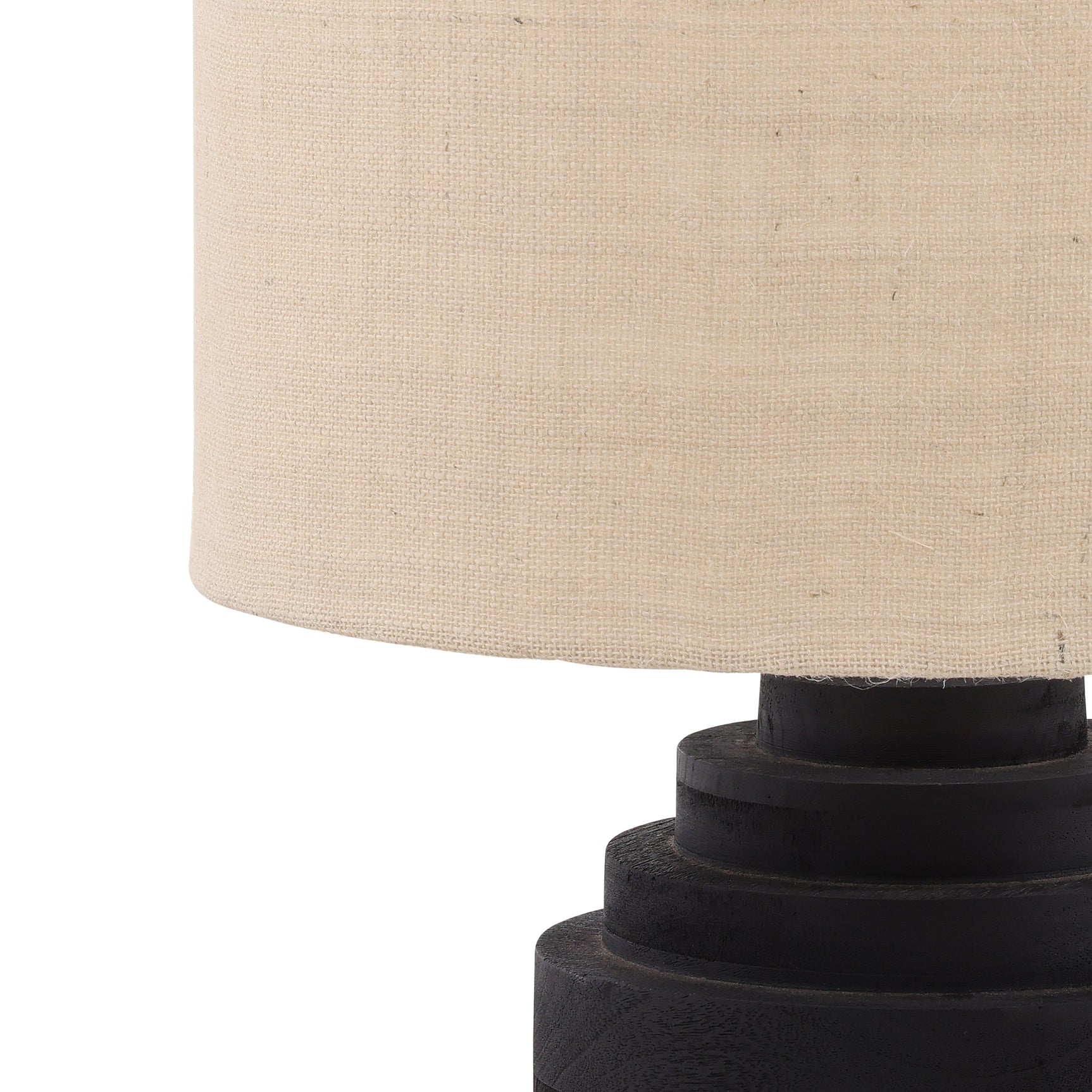 Orlaith Black/Beige Table Lamp - Ornate Home