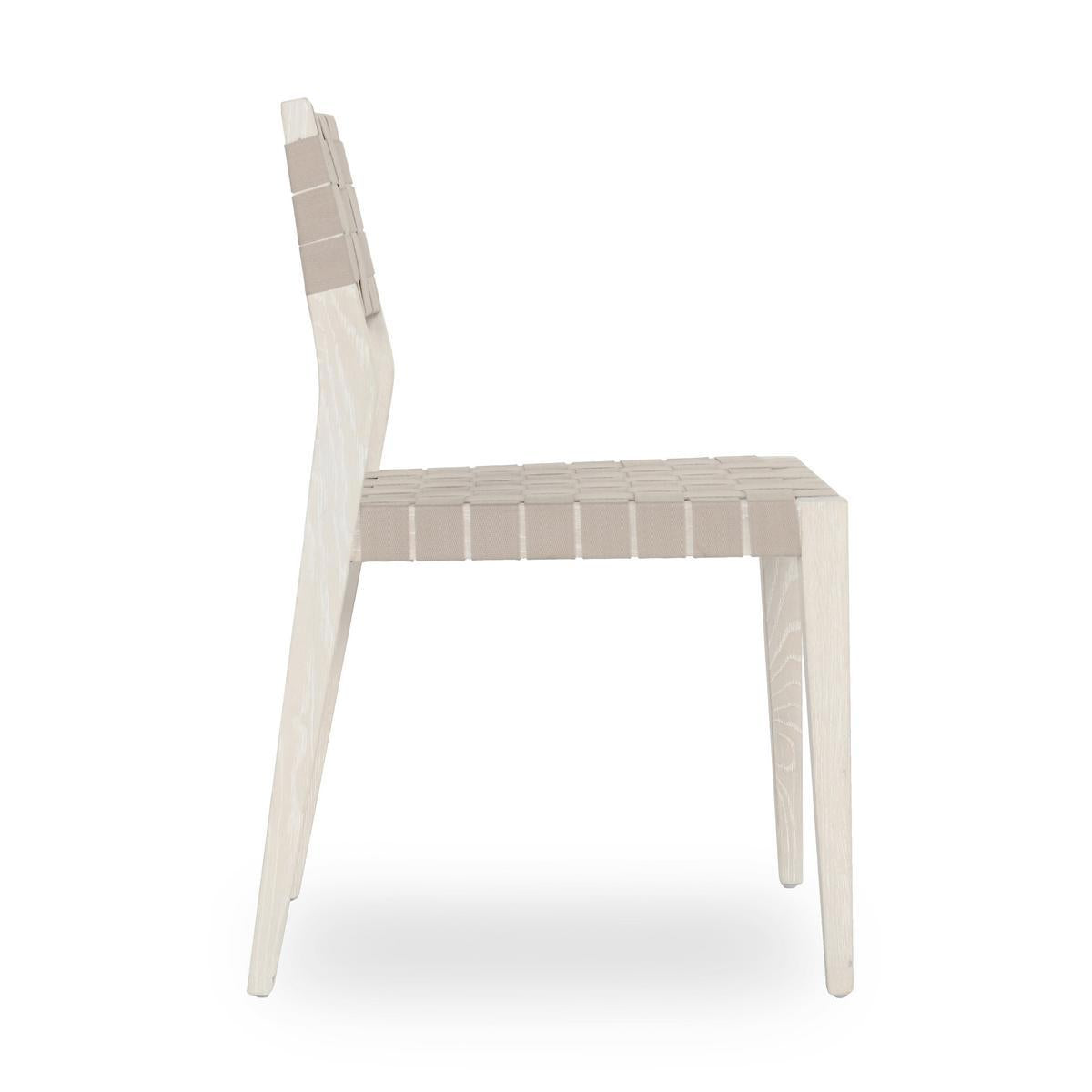 Orlando Milk White/Taupe Dining Chair (Set of 2) - Ornate Home