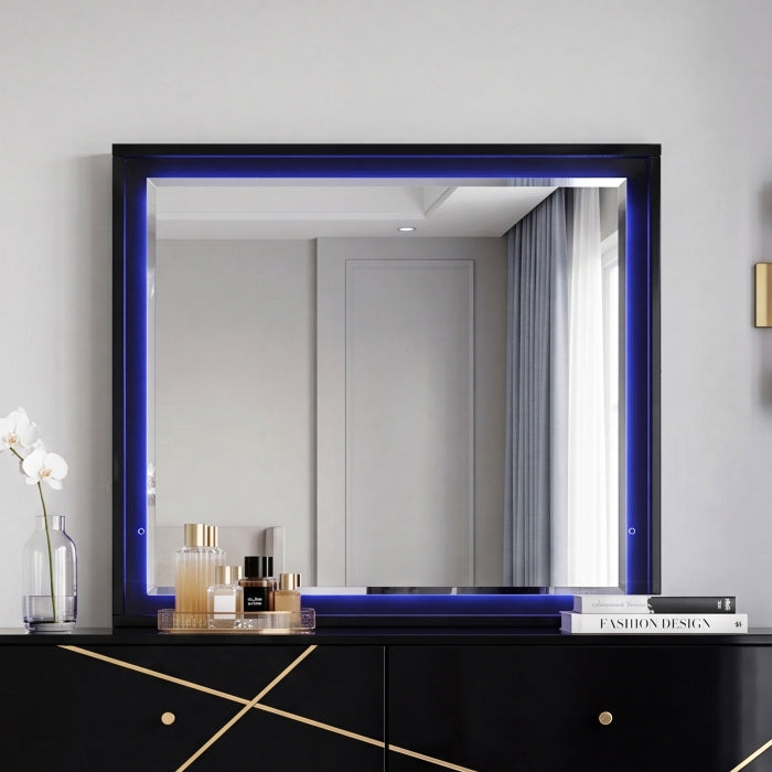 Orlo Blue Mirror - Ornate Home