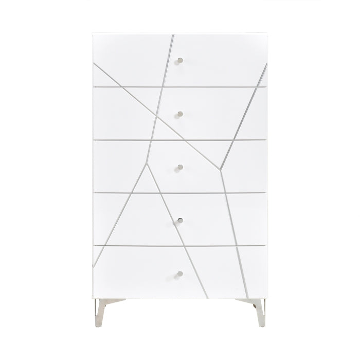 Orlo White 5pc Bedroom Set
