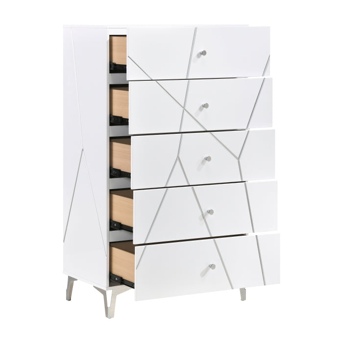 Orlo White 5pc Bedroom Set