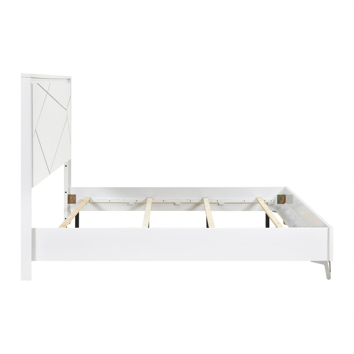 Orlo White 5pc Bedroom Set - Ornate Home