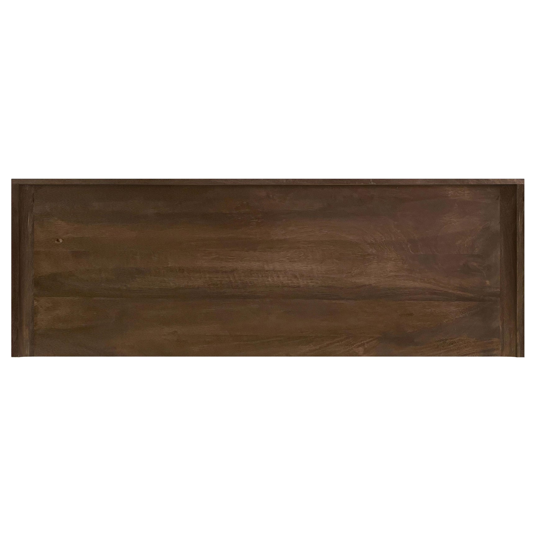 Ornelas Mango Brown 46-inch Console Table with Slatted Shelf - Ornate Home
