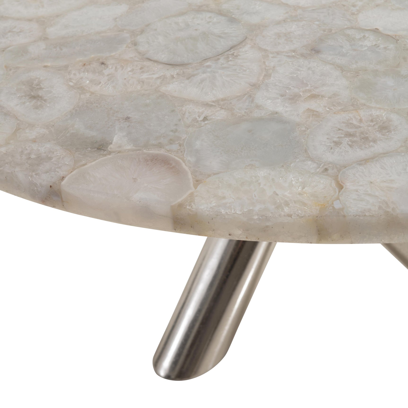 Ornella White/Gray Marble Dining Table - Ornate Home