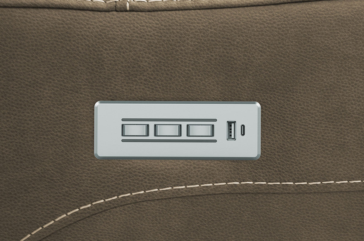 Orpheus Brown Power Sectional - Ornate Home