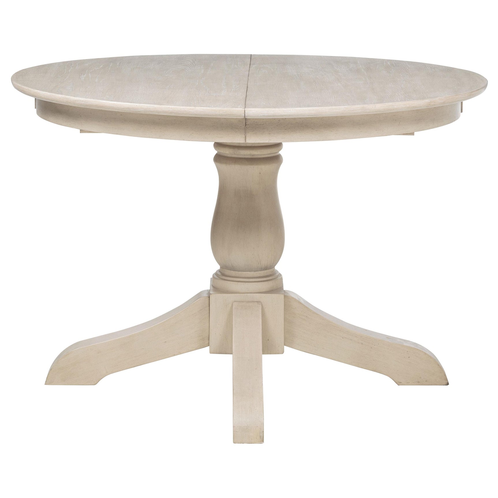 Orrison Linen Oval 62-inch Wood Extension Leaf Dining Table - Ornate Home
