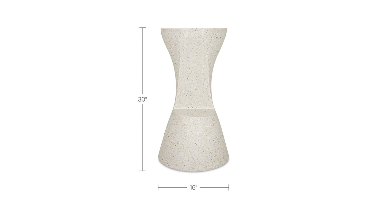 Orrix White Outdoor Barstool - Ornate Home