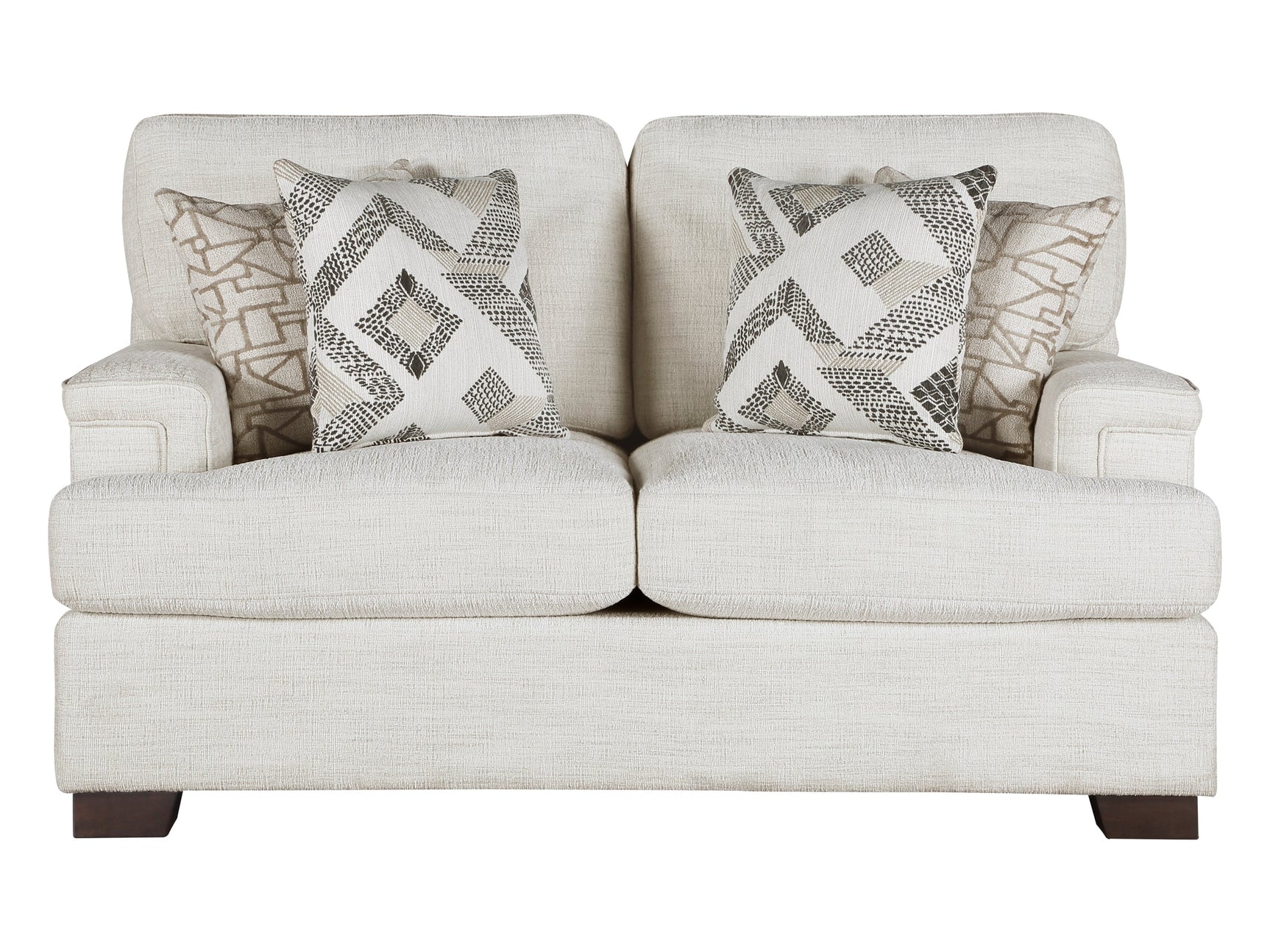 Orson Cream Loveseat - Ornate Home