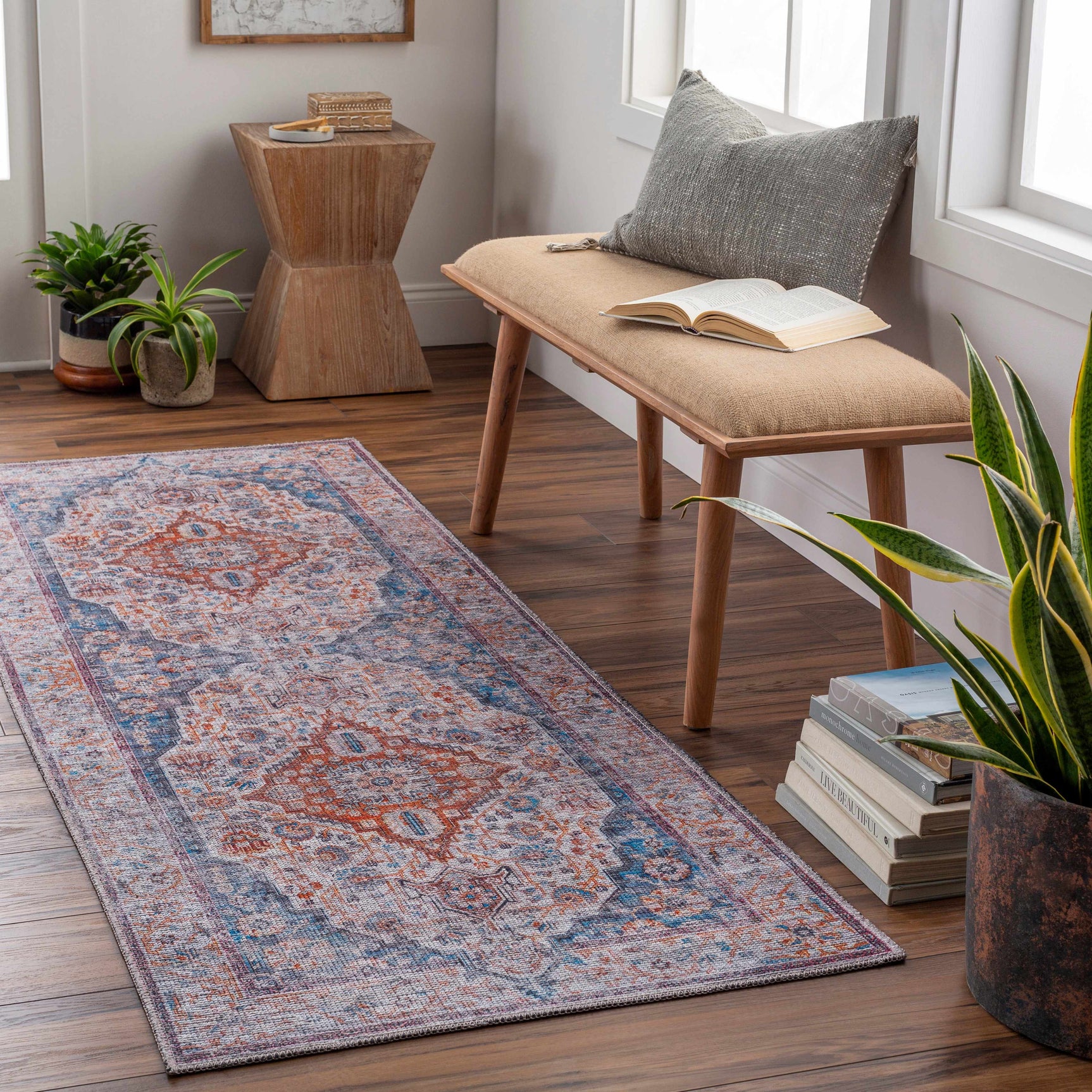 Osmaneli Washable Area Rug - Clearance - Ornate Home