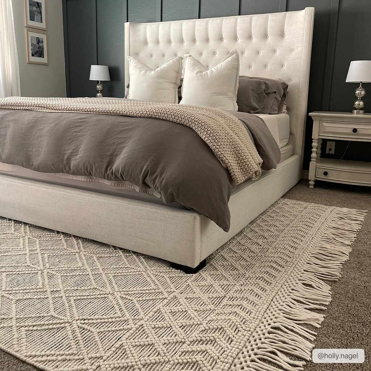 Ossun Wool Rug with Tassels - Ornate Home