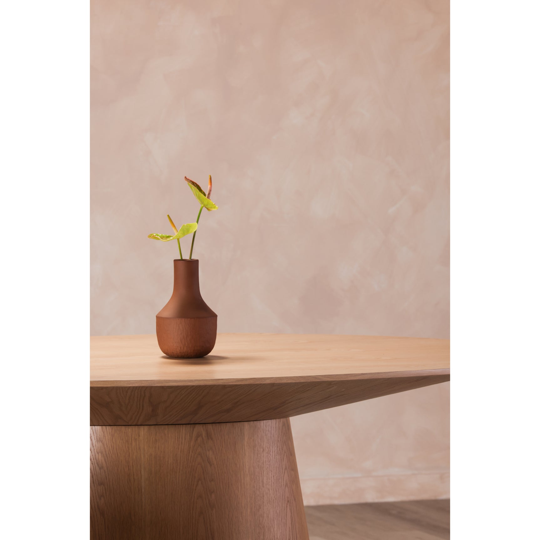 Otago Natural Oak Oval Dining Table - Ornate Home