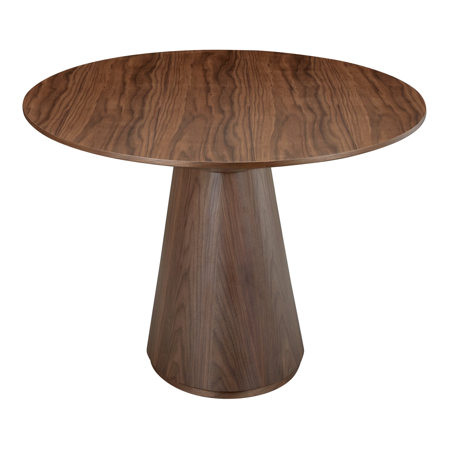 Otago Walnut Brown Oval Dining Table - Ornate Home