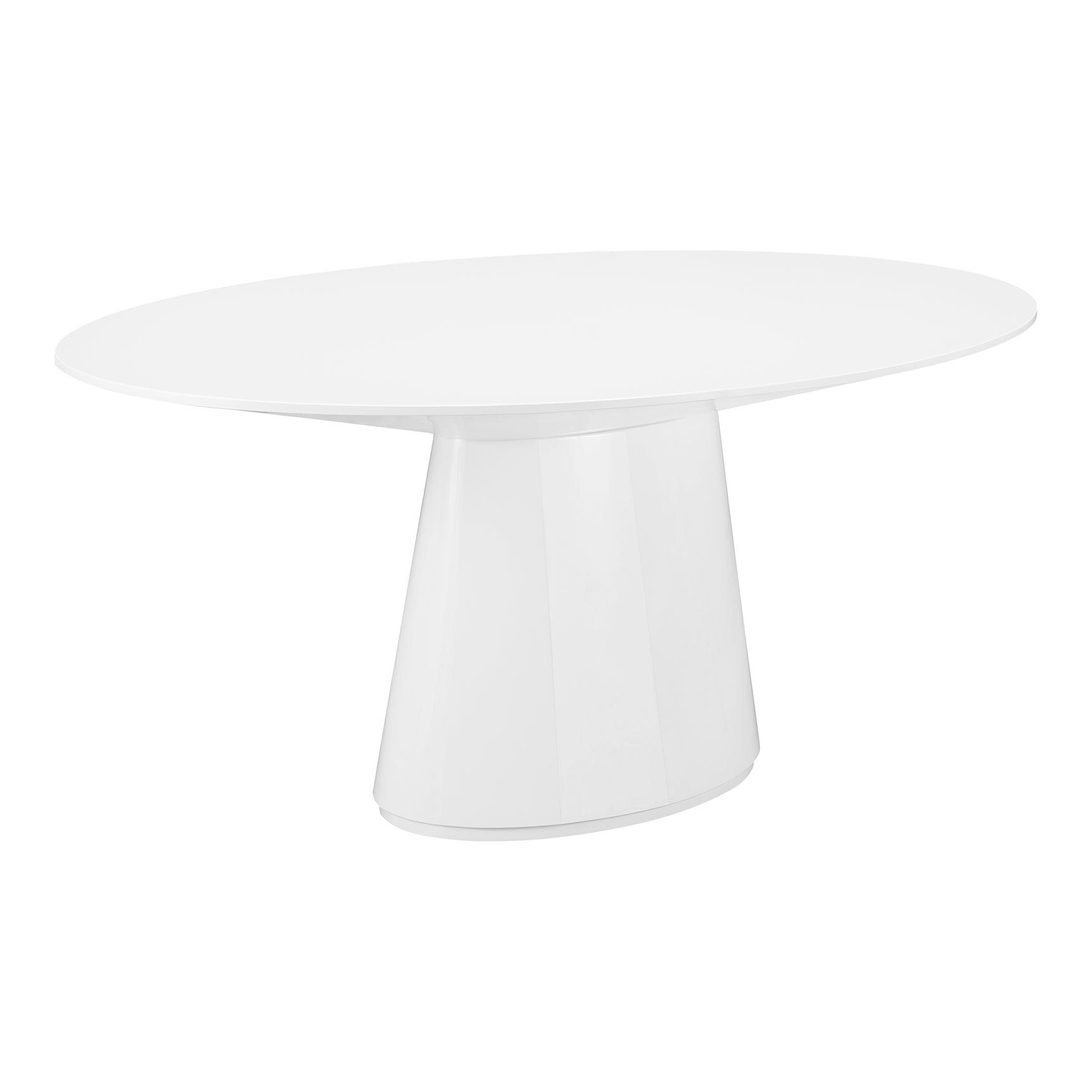 Otago White Oval Dining Table - Ornate Home