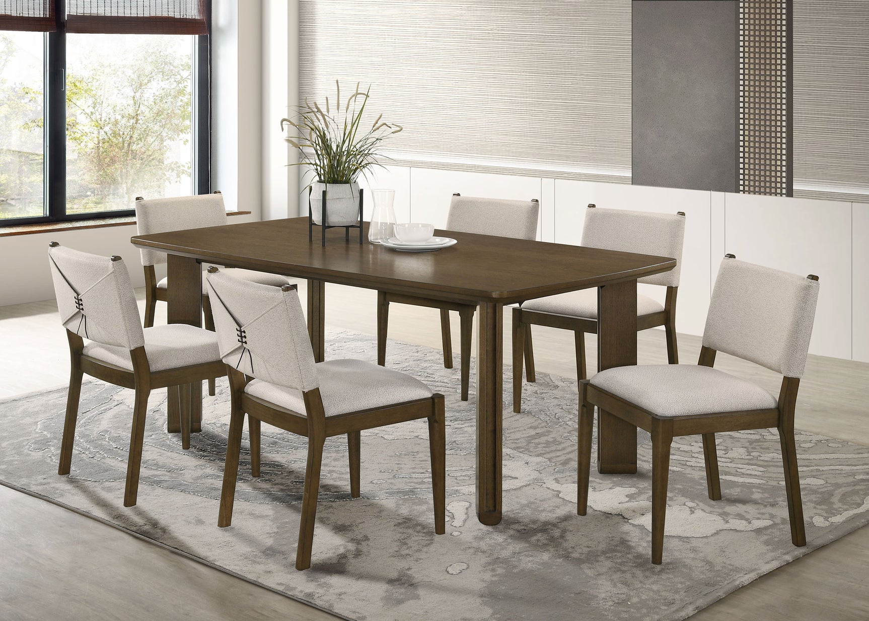 Ottowa Brown 71-inch Rectangular Wood Dining Table - Ornate Home