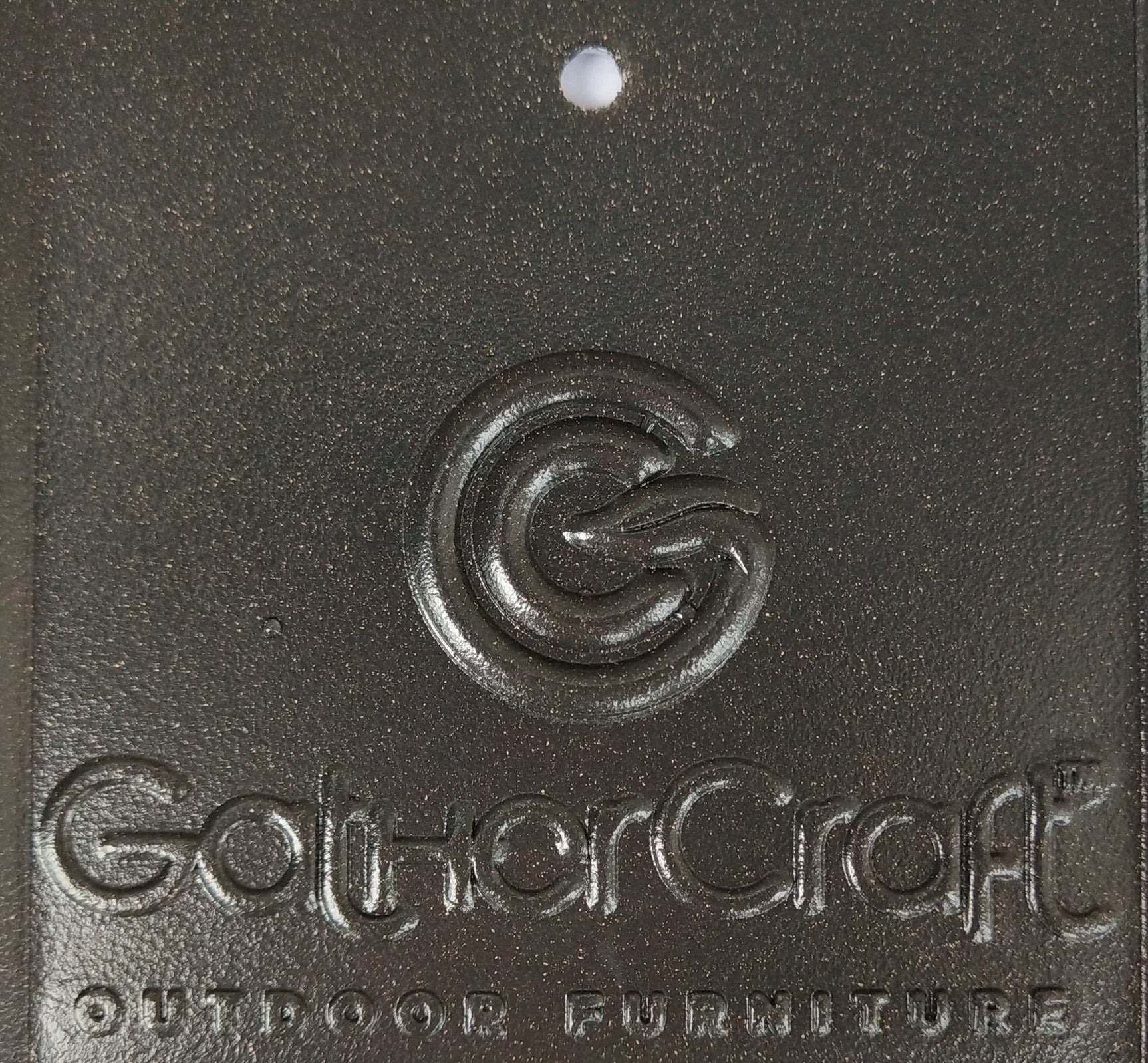 Outdoor Espresso Brown/Light Blue Aluminum Dining Bench w/ Cushion - Ornate Home