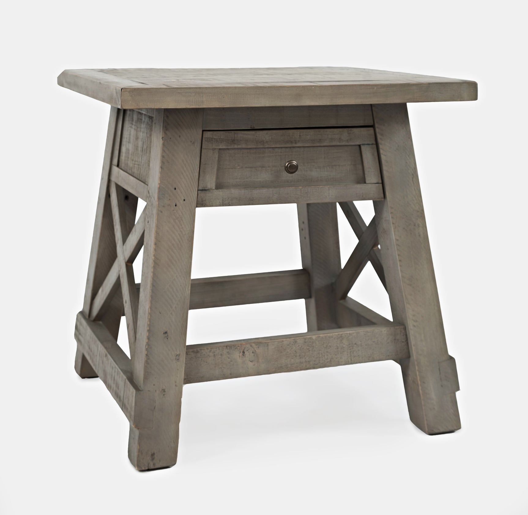 Outer Banks Driftwood Power End Table - Ornate Home