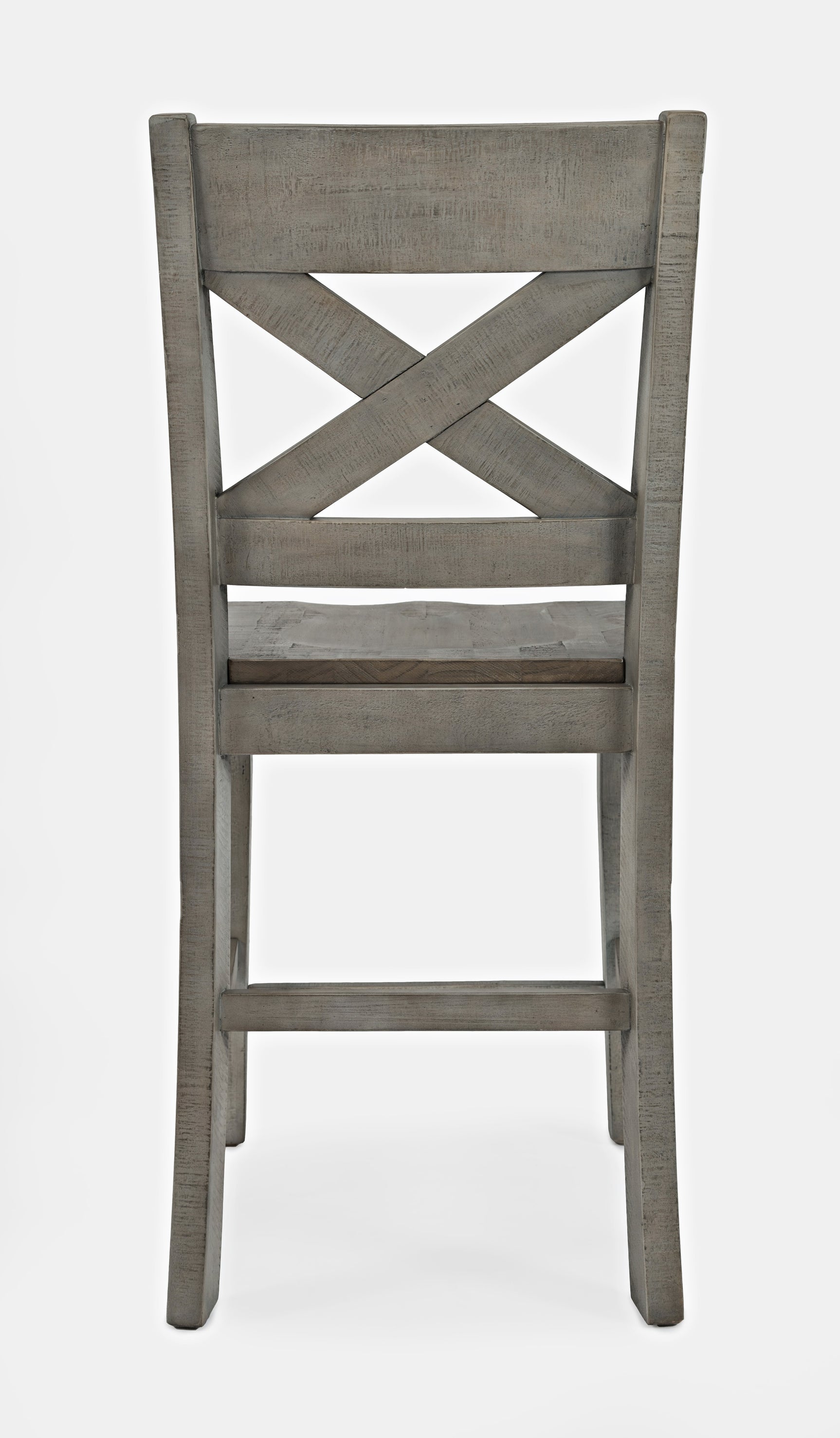Outer Banks Driftwood X Back Stool (Set of 2) - Ornate Home