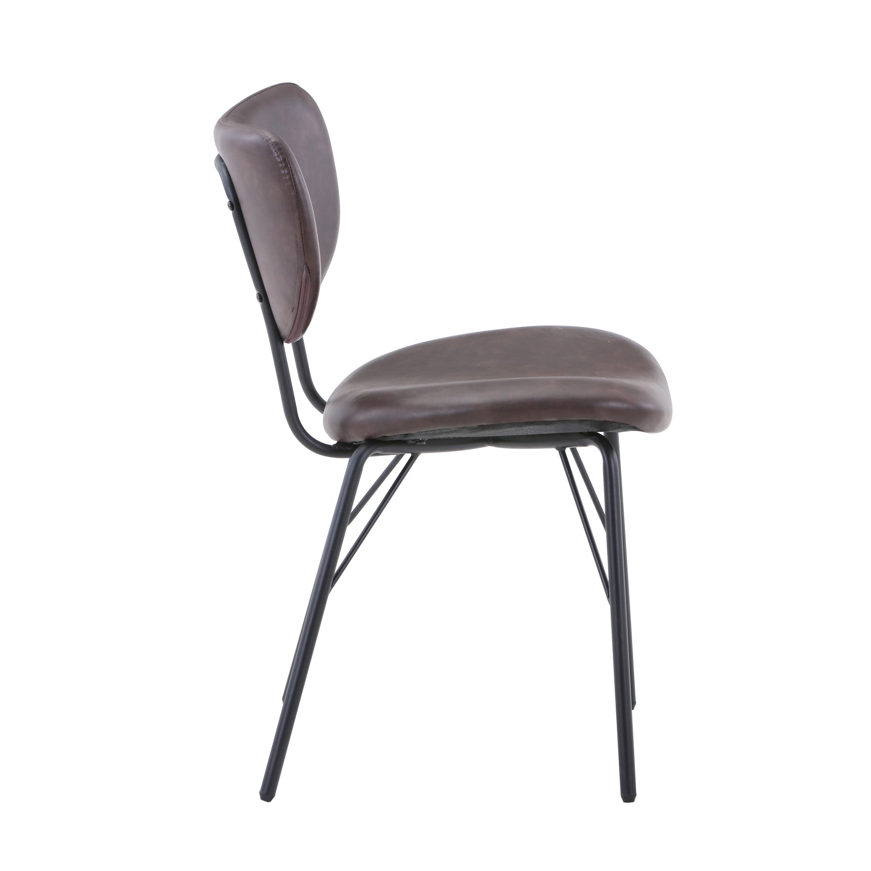 Owen Dark Brown Uph Chair (Set of 2) - Ornate Home