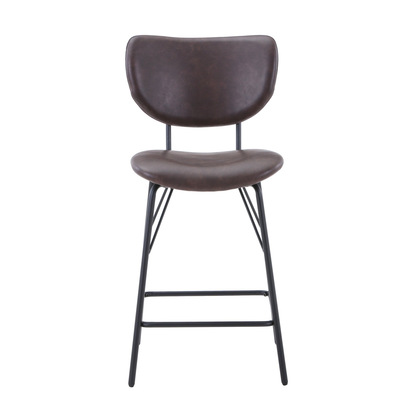 Owen Dark Brown Uph Stool (Set of 2) - Ornate Home