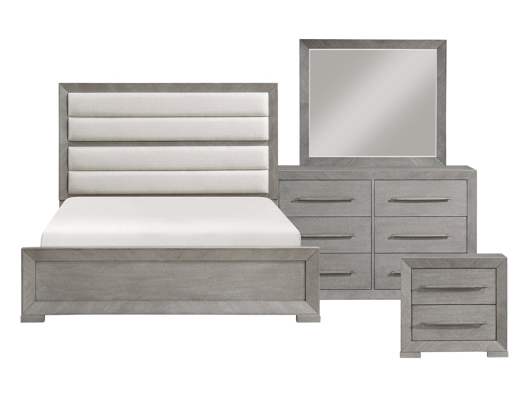 Owen Gray 4-Piece Queen Bedroom Set - Ornate Home