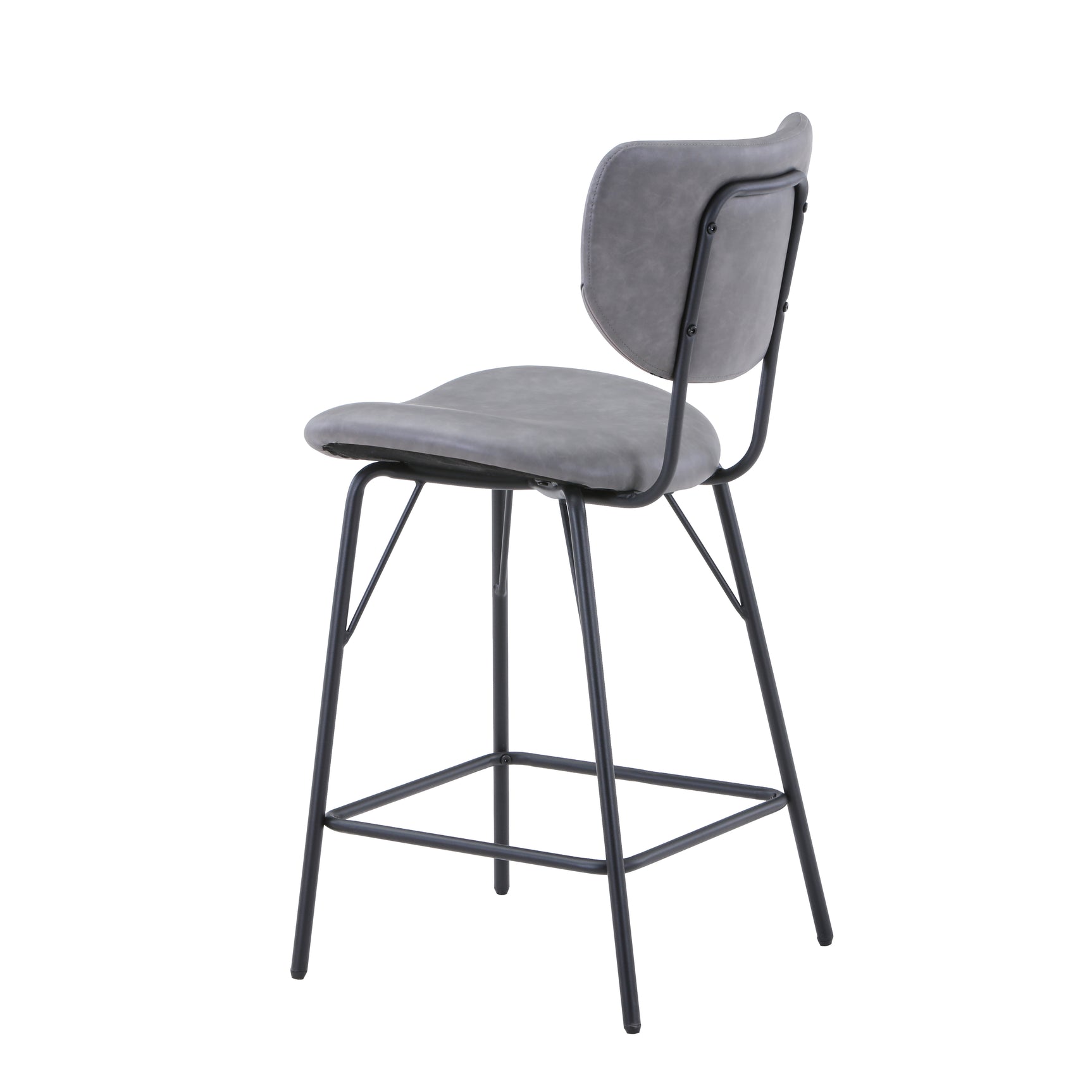 Owen Grey Uph Stool (Set of 2) - Ornate Home