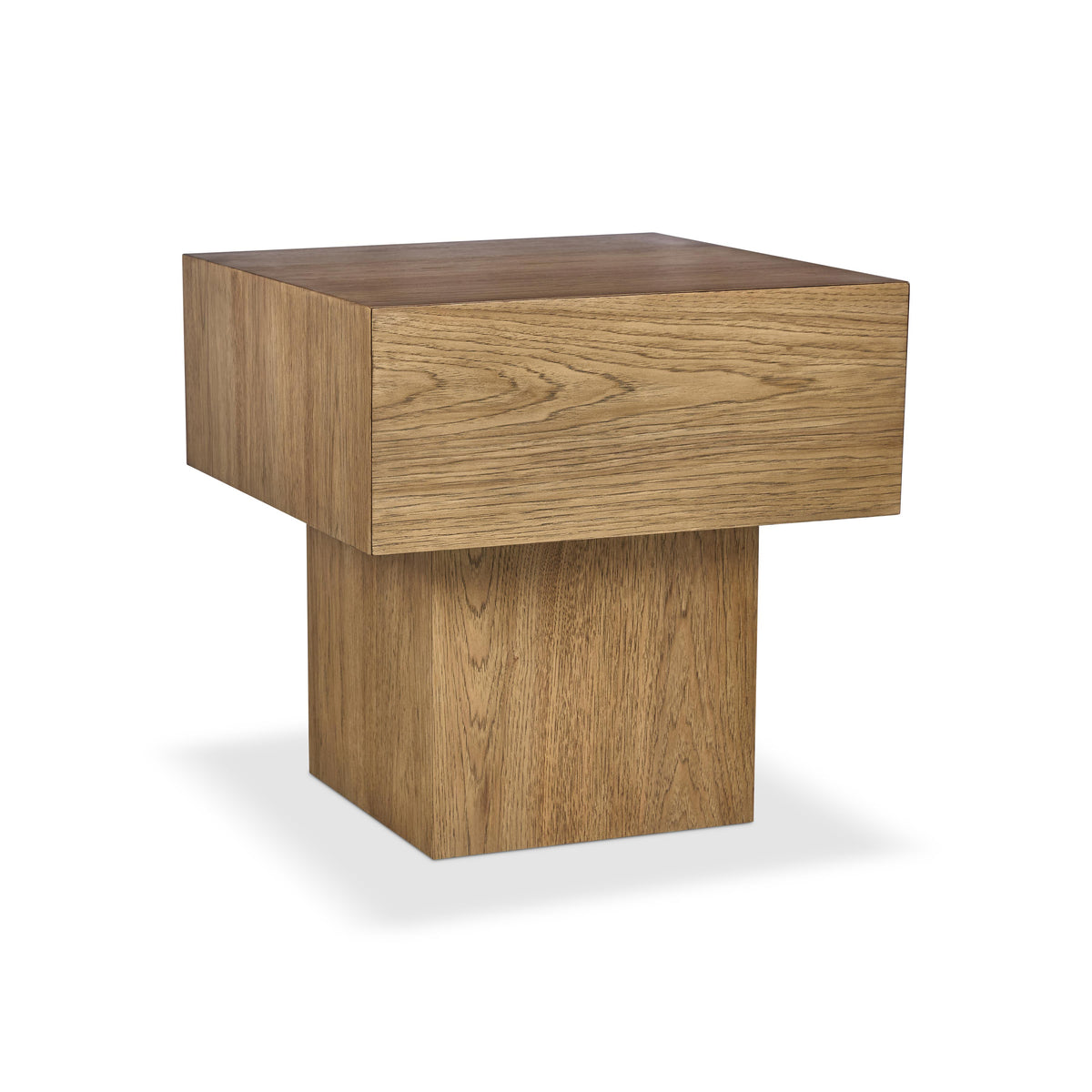 Owens Brown/Natural Wood Side Table - Ornate Home