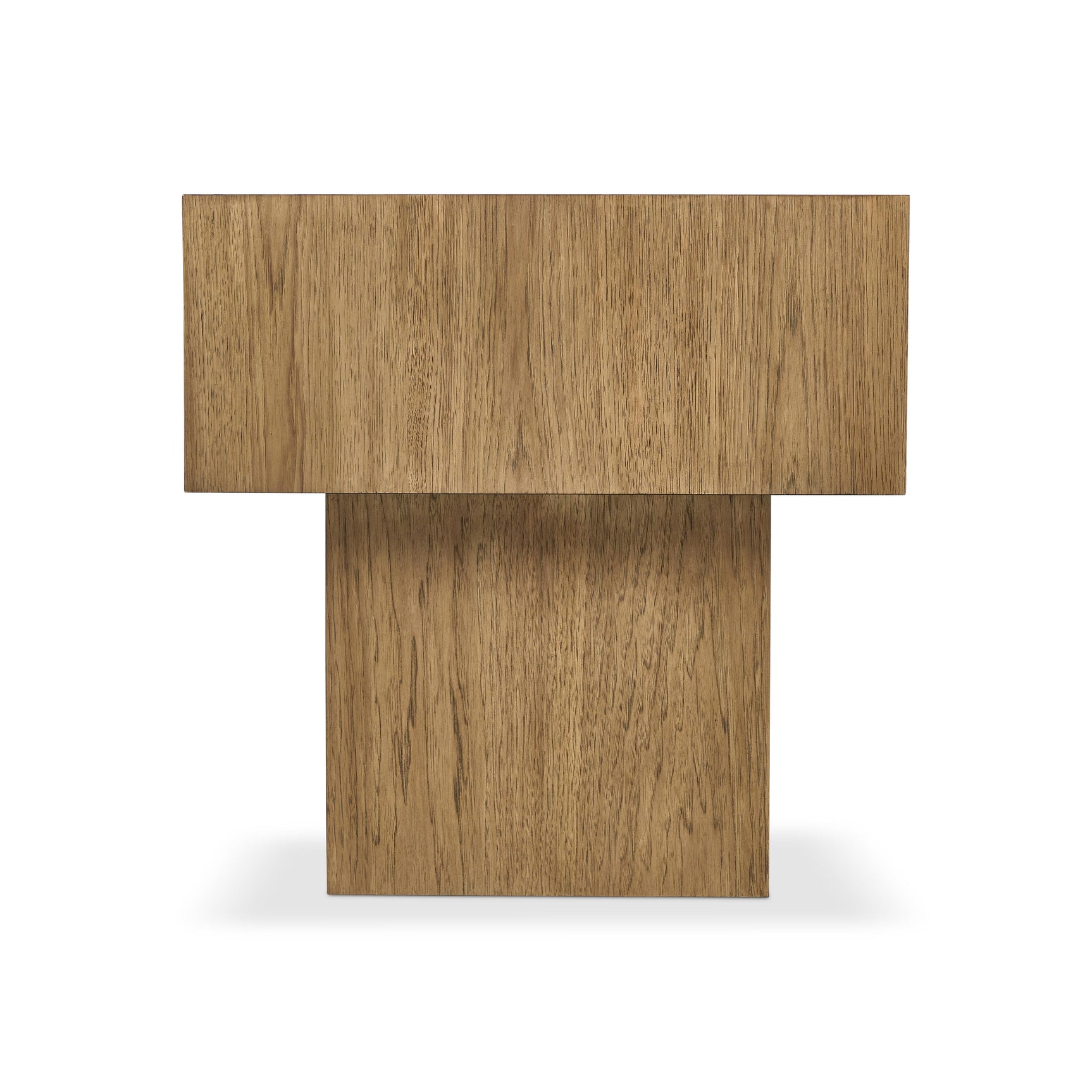Owens Brown/Natural Wood Side Table - Ornate Home