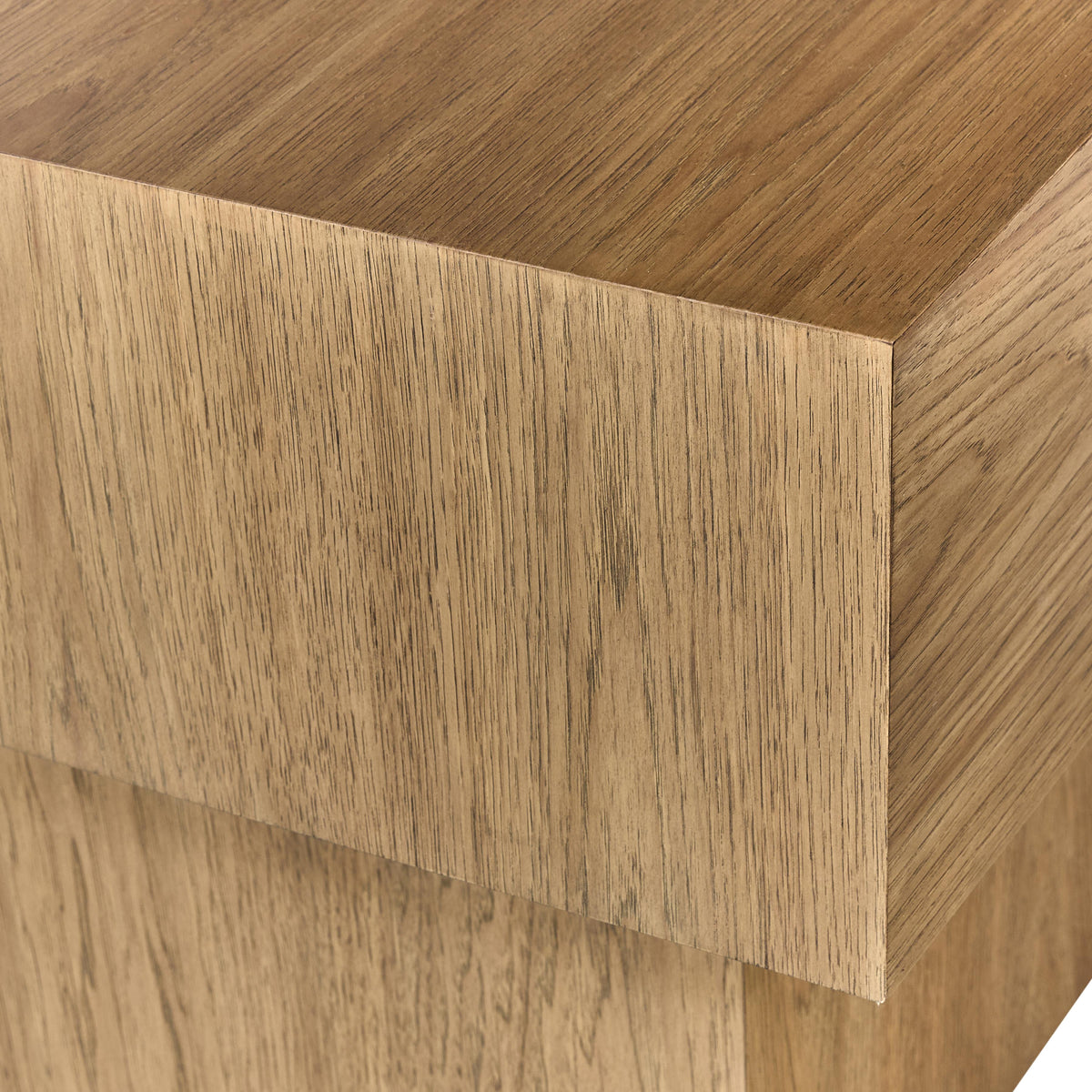 Owens Brown/Natural Wood Side Table - Ornate Home