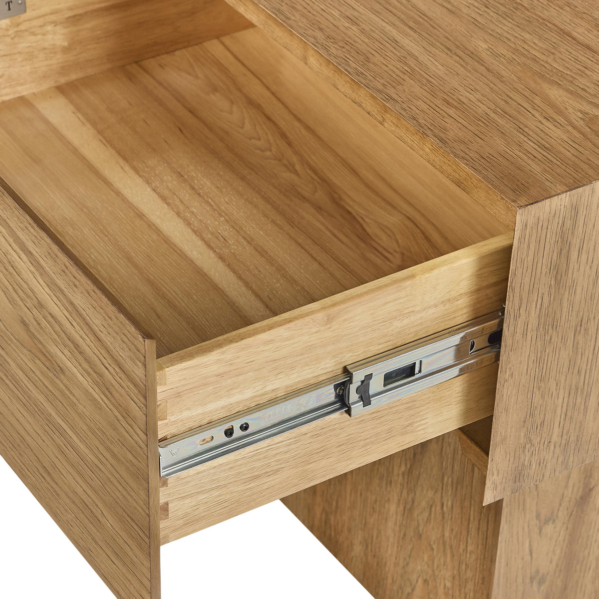 Owens Brown/Natural Wood Side Table - Ornate Home