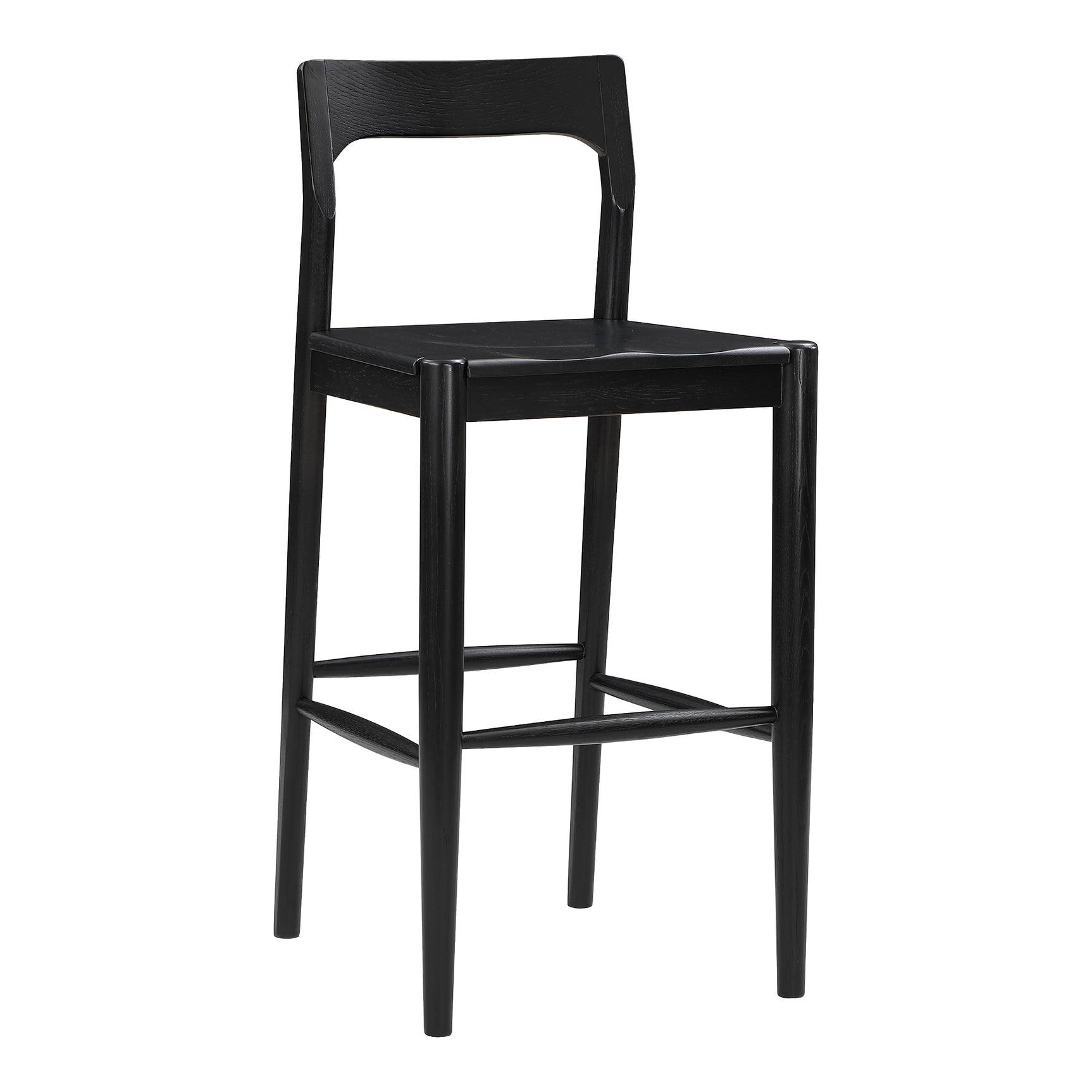 Owing Black Barstool - Ornate Home