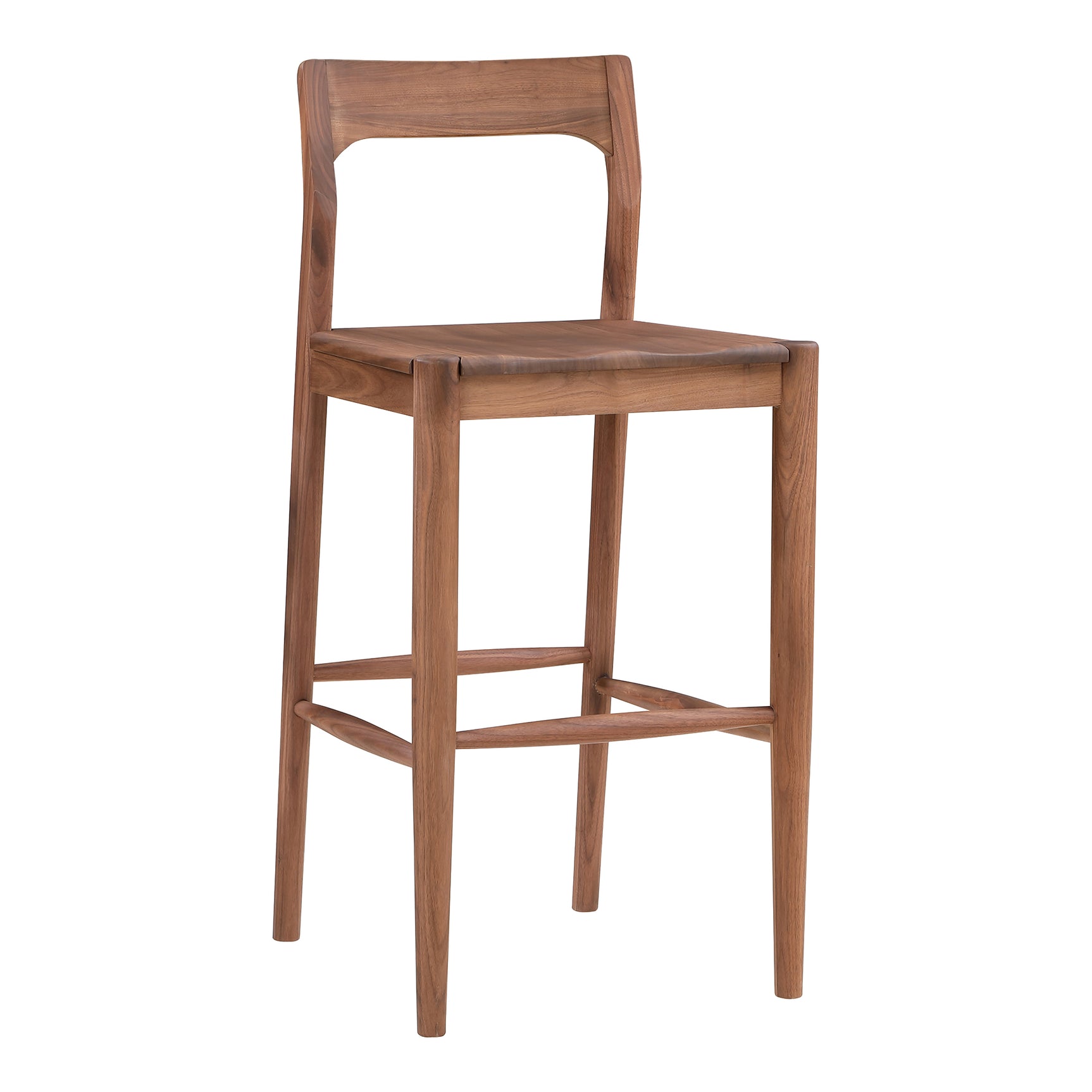 Owing Walnut Brown Barstool - Ornate Home