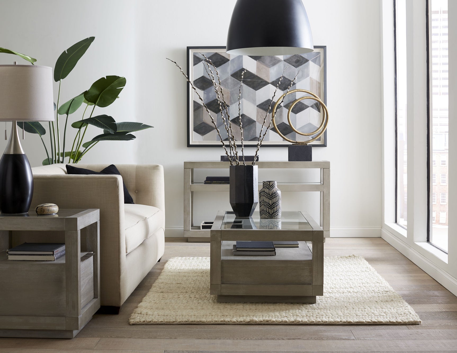 Oxford Console Table in Mineral - Ornate Home