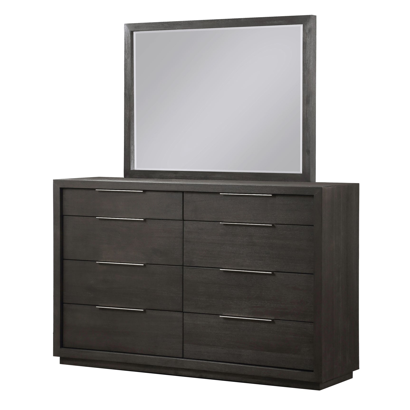 Oxford Eight Drawer Dresser in Basalt Grey - Ornate Home