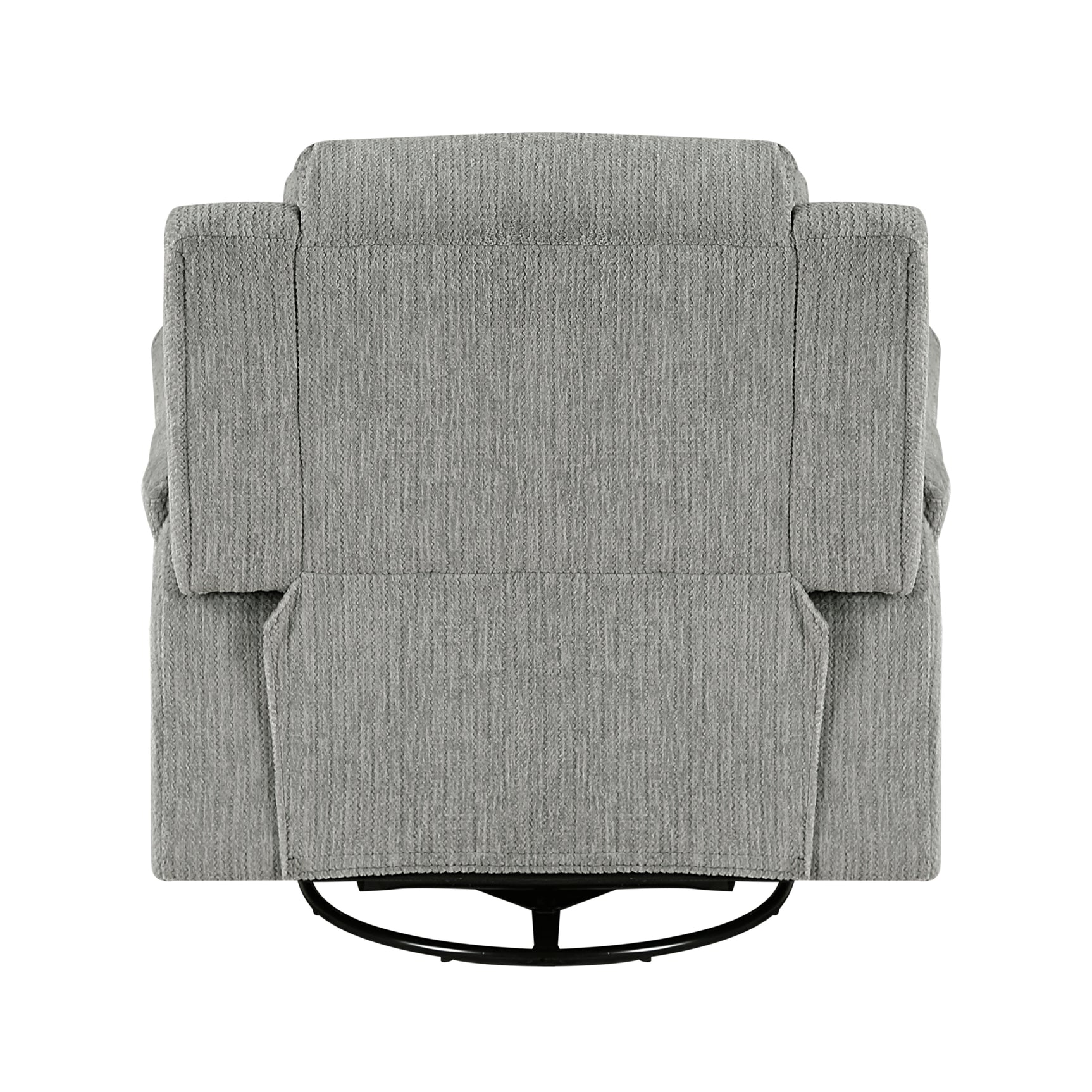 Oxford Gray Swivel Glider Reclining Chair - Ornate Home