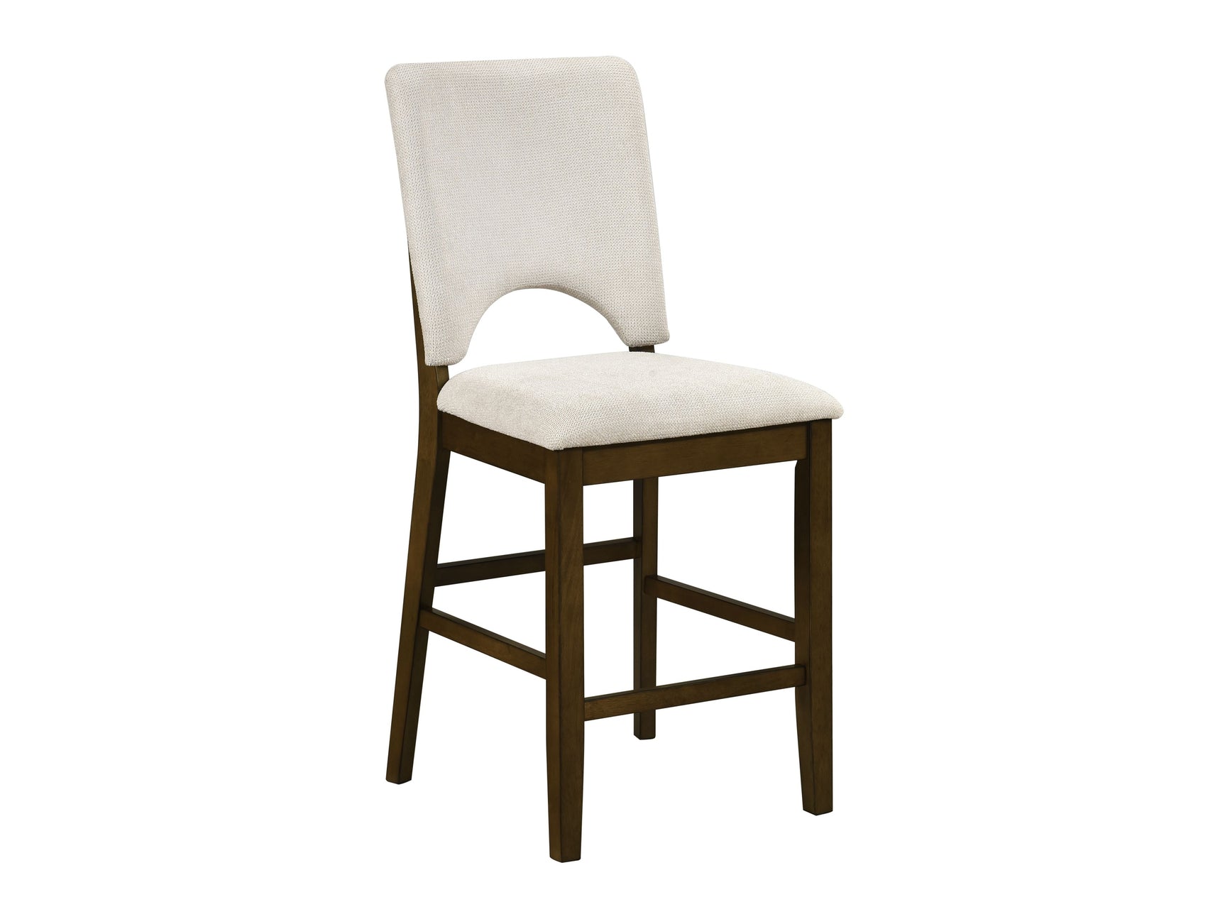 Oxford Light Beige/Oak Counter Height Chair - Ornate Home