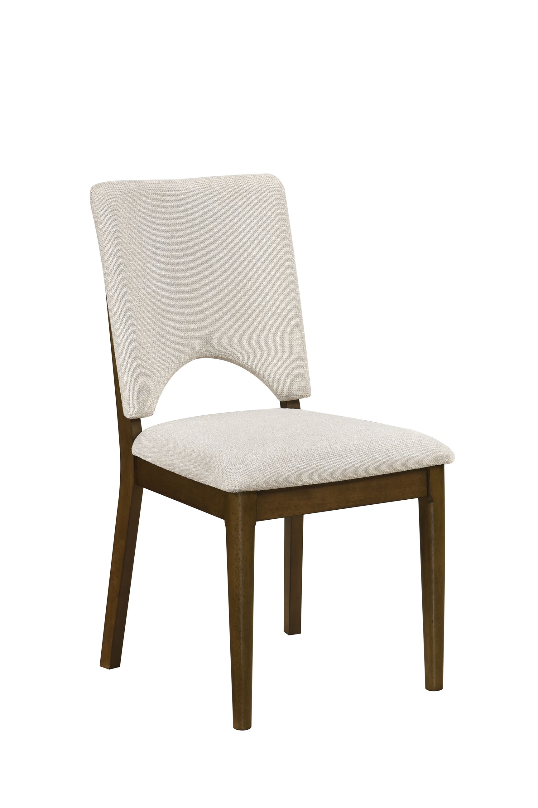 Oxford Light Beige/Oak Side Chair (Set of 2) - Ornate Home